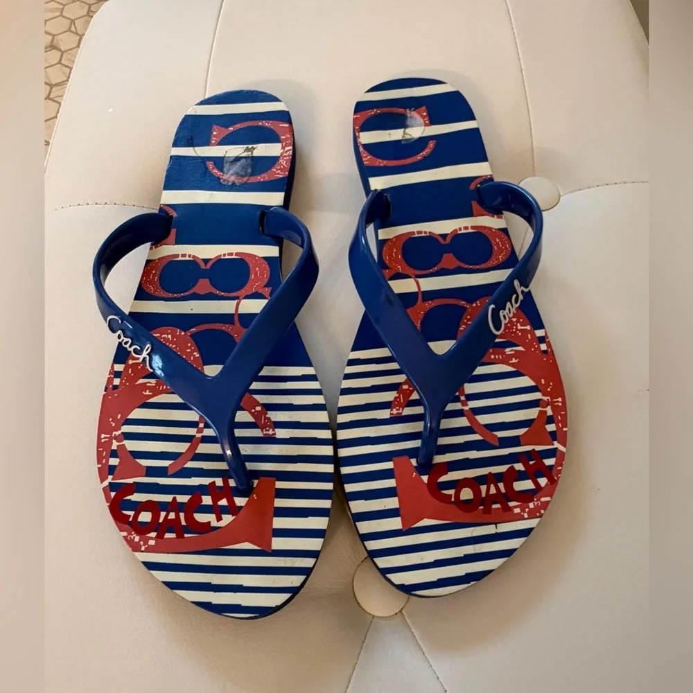 Coach Flip Flops